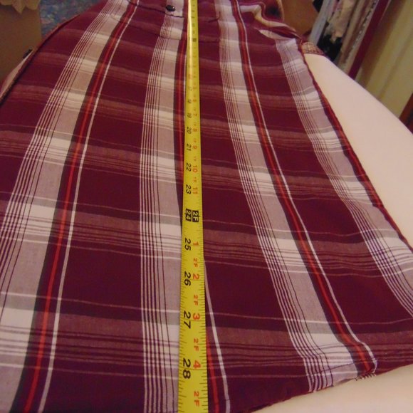 Wrangler Jeans Co Men's Plaid Shirt Sz M Button-Down Long-Sleeve - Picture 4 of 5